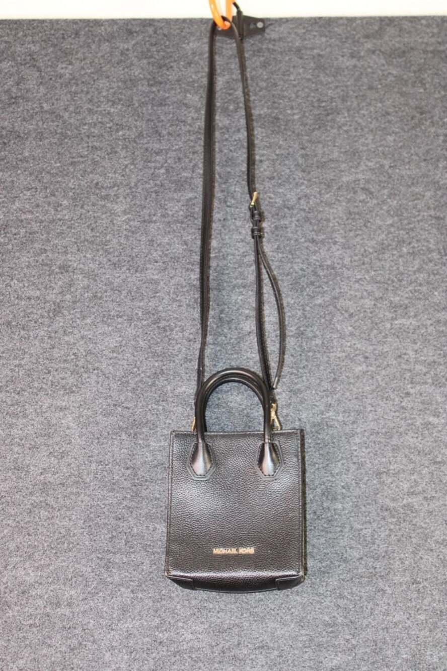 Michael Kors Mercer Extra-Small Pebbled Leather Crossbody Bag